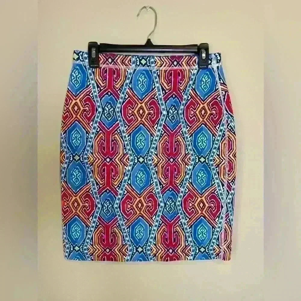 NWOT J. McLaughlin Casavito Halle Reversible Pencil Skirt Size S EUC!!